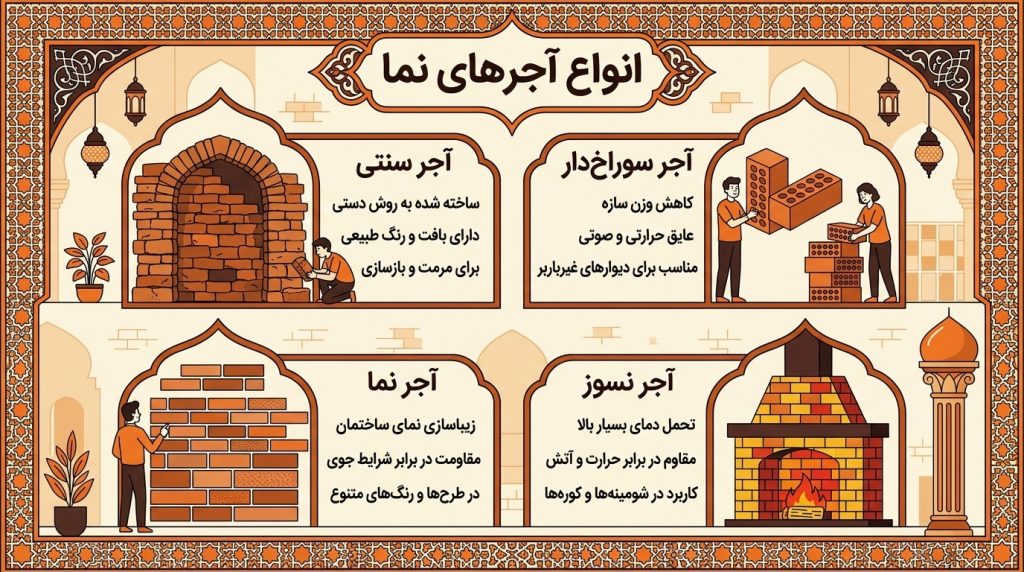 انواع آجرنما