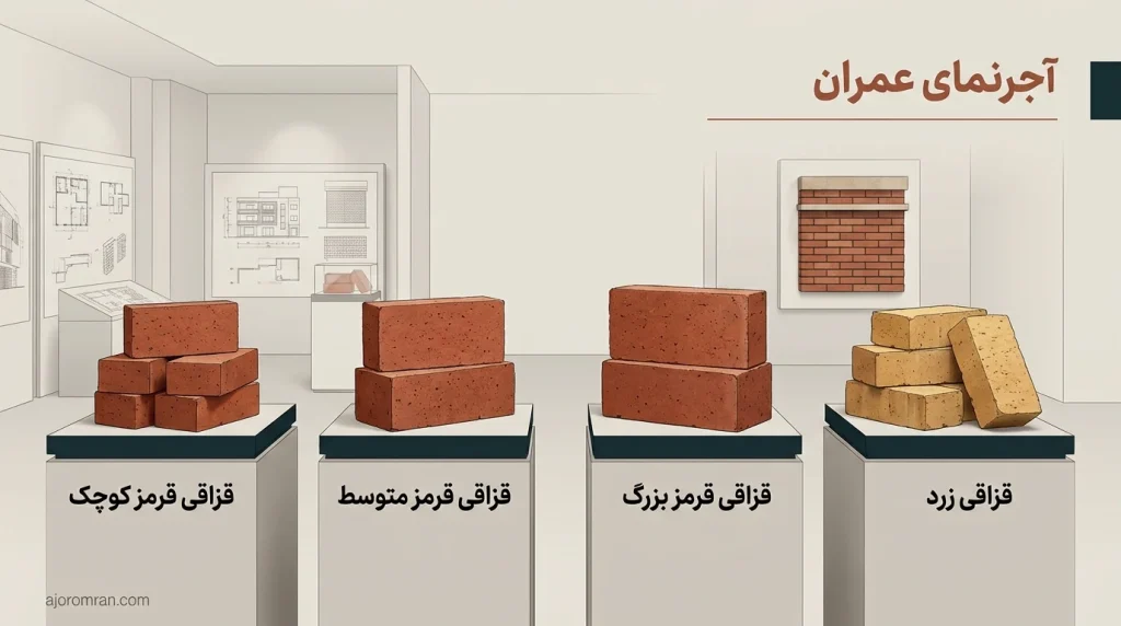 محصولات آجرنمای عمران